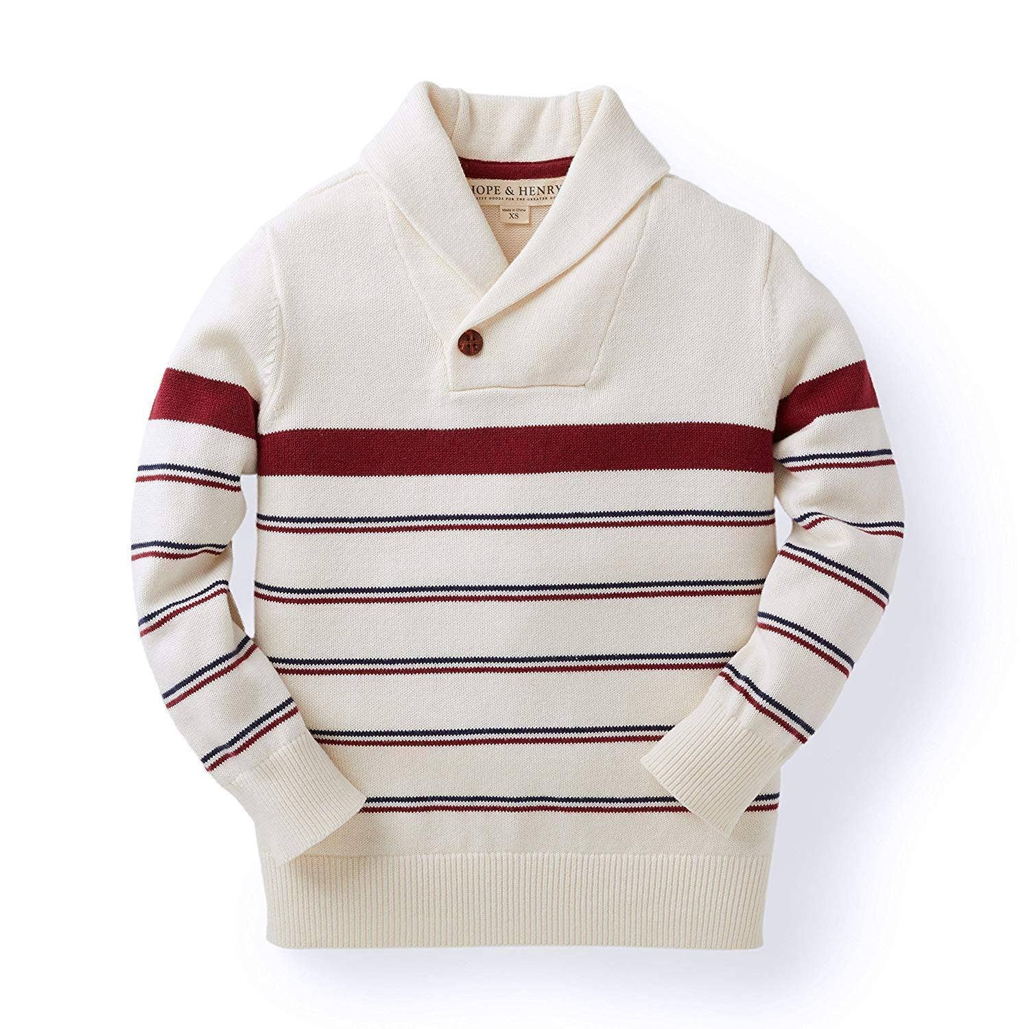 Image of Shawl Collar Organic Sweater
